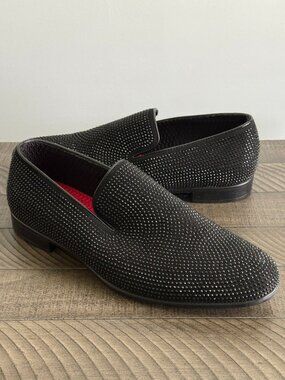 ID Required Sparkz Black Men's Loafers Size 9M